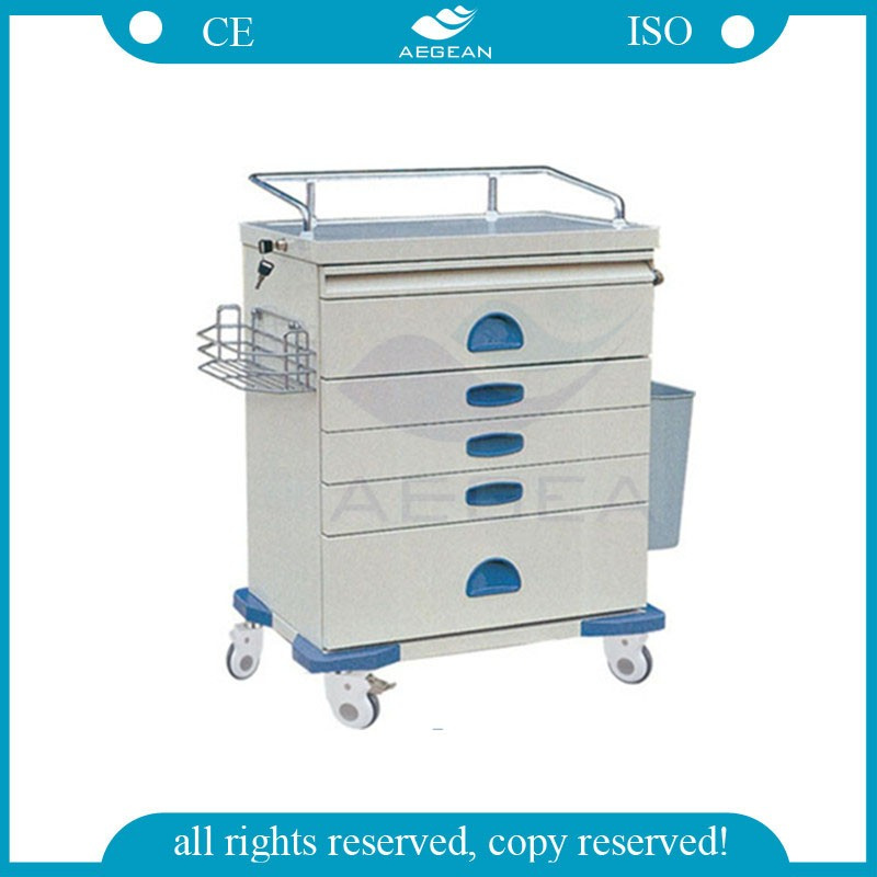 AG-At018 Ce & ISO Approved Cheap Medical Equipment Hospital Trolley for Sale