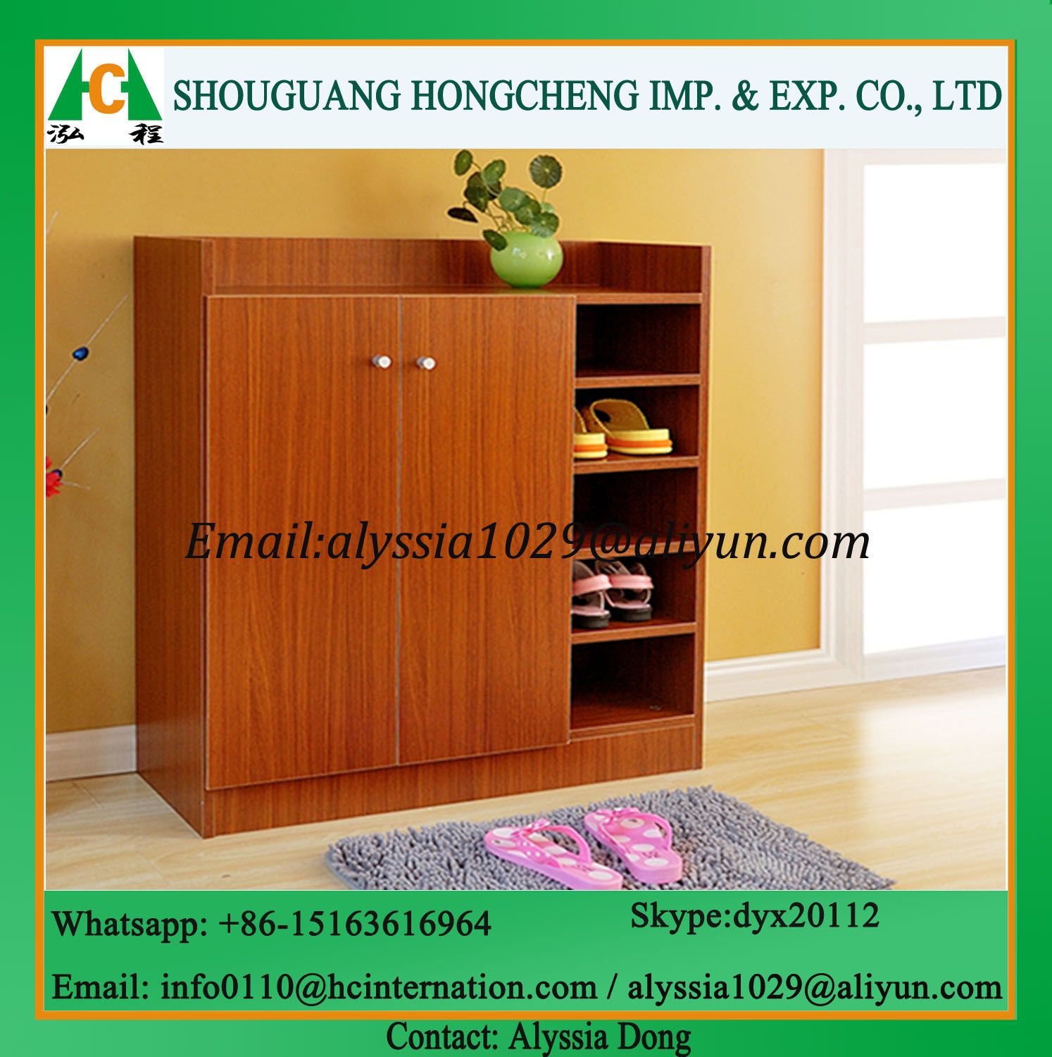 Modern Home Living Room Furniture Wooden Shoe Cabinet