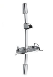 Shower Sliding Bar with Shelf