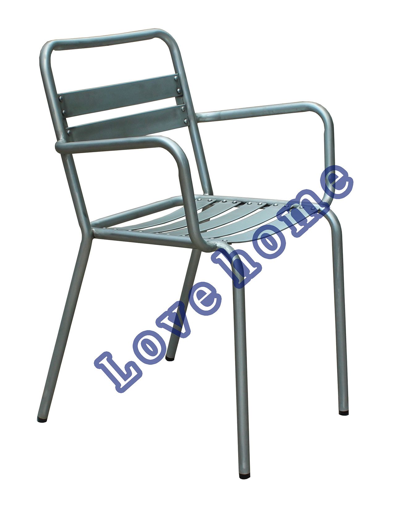 Modern Industrial Tolix Metal Dining Restaurant Armchair Steel Chair