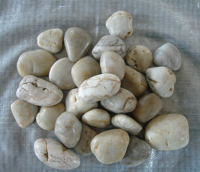 Landscape Cobble Stone/White Garden Pebble