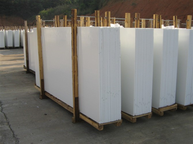 White Nano Glass Granite for Outer Wall & Countertop