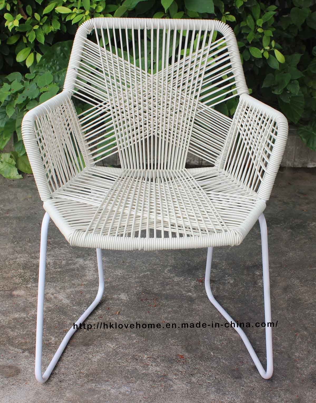 Classic Outdoor Dining Rattan Armchair Tropicalia Restaurant Garden Beach Chairs