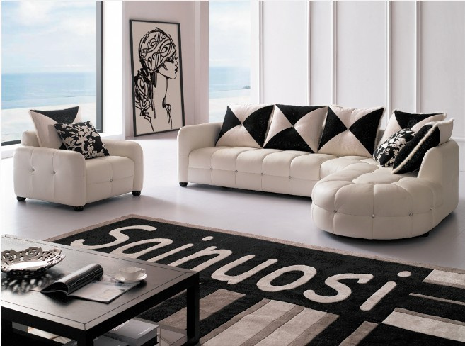 Leather Sofa (D315)