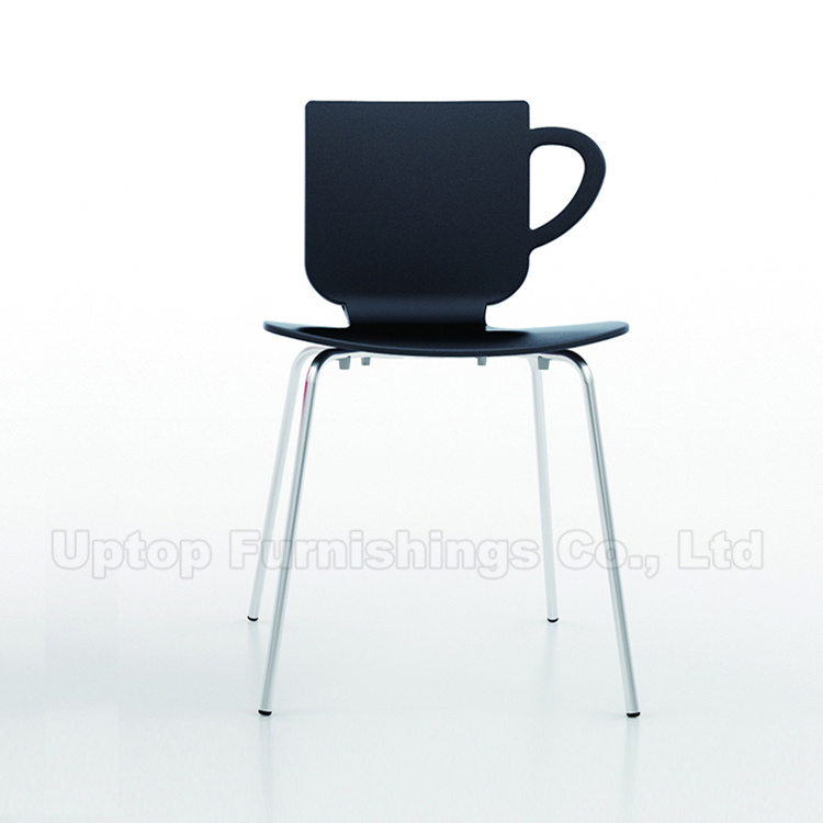 Coffee Cup Shape Plastic Coffee Shop Chair (sp-uc388)