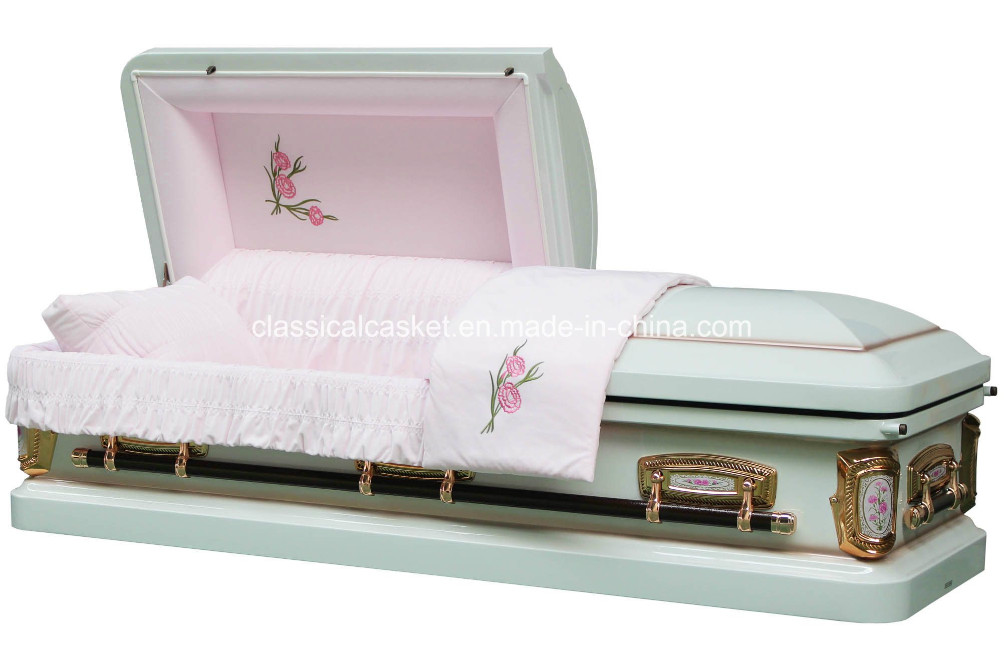 18 Ga Steel Primrose Casket for USA Market Funeral Casket