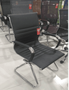 MID-Back Fixed Leather Computer Office Director Stackable Chair