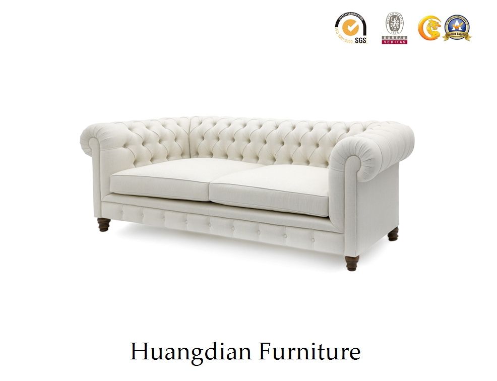 Custom Furniture Living Room Set Tufted Chesterfield Sofa (HD757)