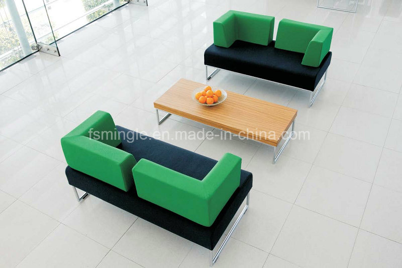 Upholstered Office Leisure Furniture French Fabric Sofa