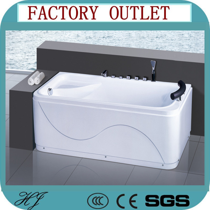 Acrylic Massage Bath Tub Hydro Massage Hot Tub (5244)