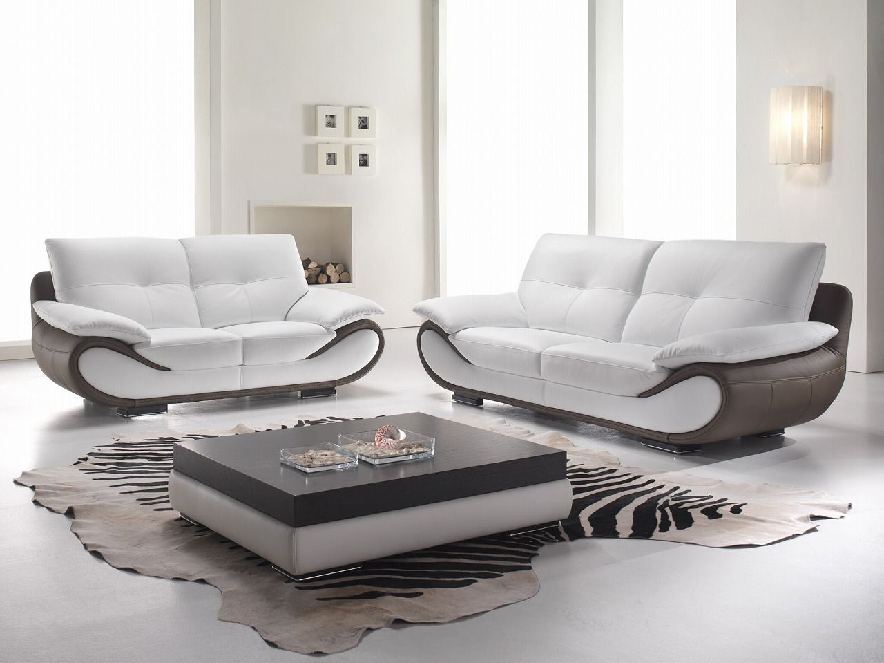 Royal Italian Leather Top Sell 1+2+3 Sofa	S-2768