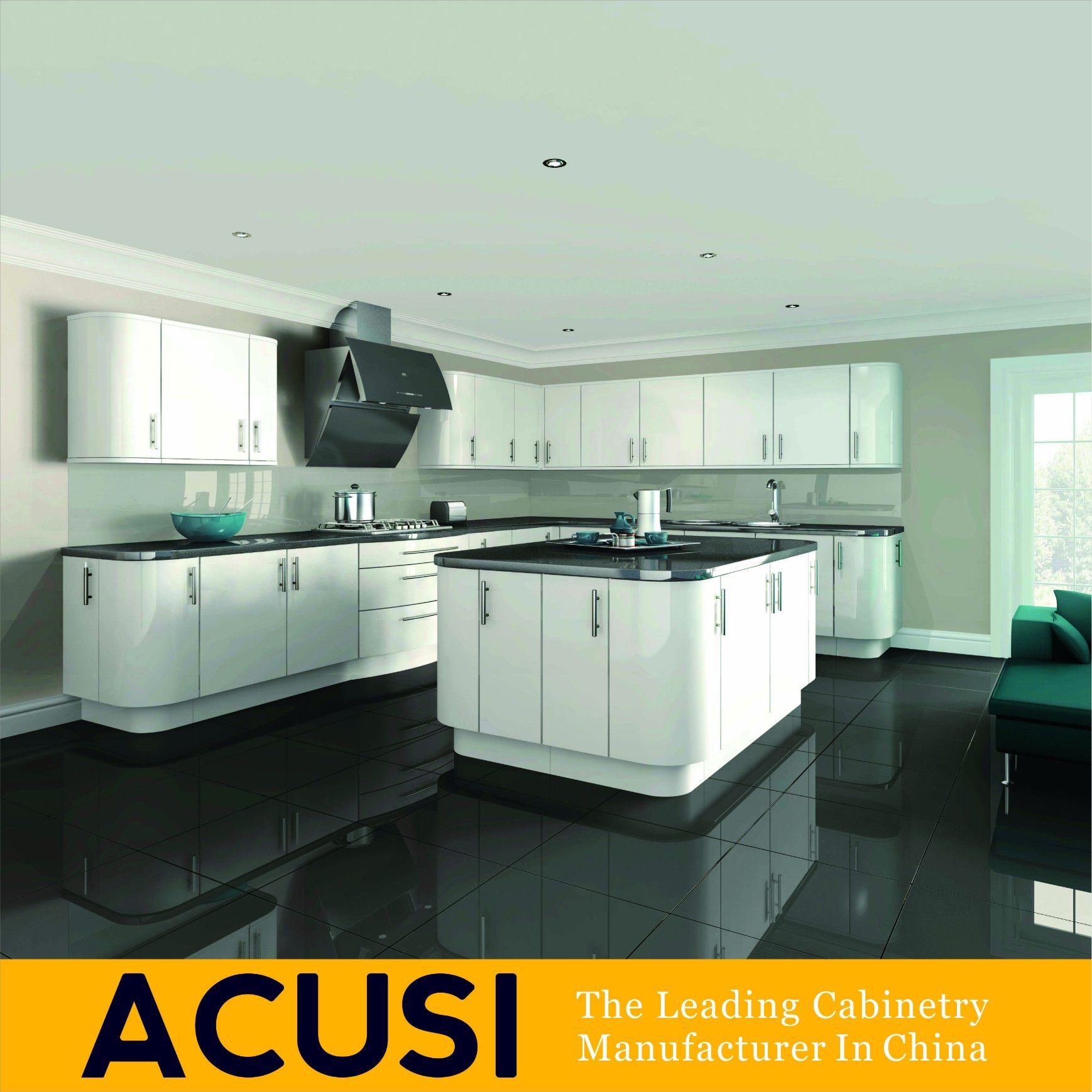 Wholesale Modern High Glossy Lacquer Kitchen Cabinets (ACS2-L20)