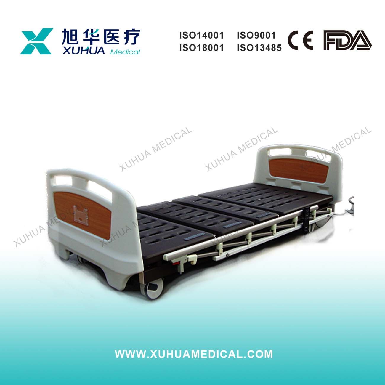 Type-D Electric Super Low Hospital Bed (Three Functions)
