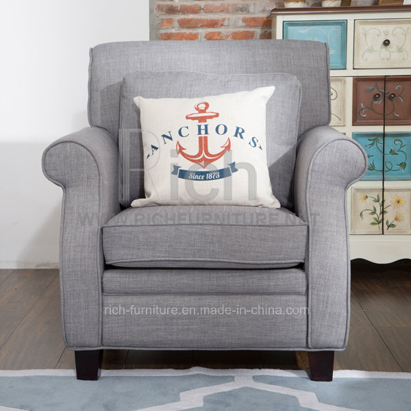 American Style Classic Fabric Sofa Chair