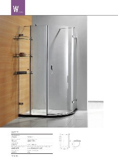 Tempered Glass Shower Enclosure (BA-L736)