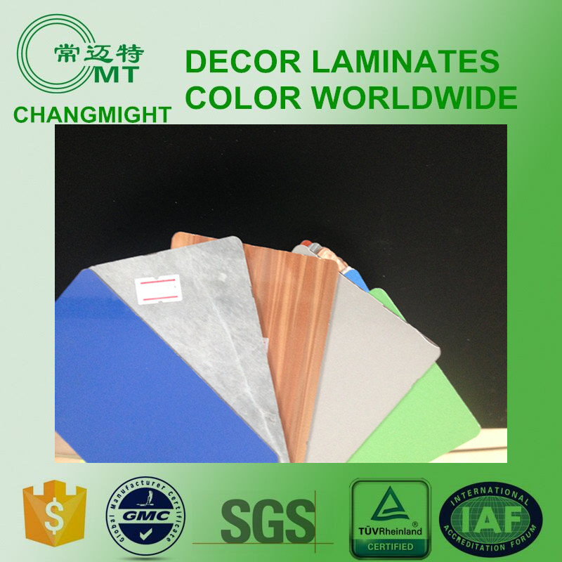 HPL Countertop/Wood Grain Laminate Kitchen Cabinets
