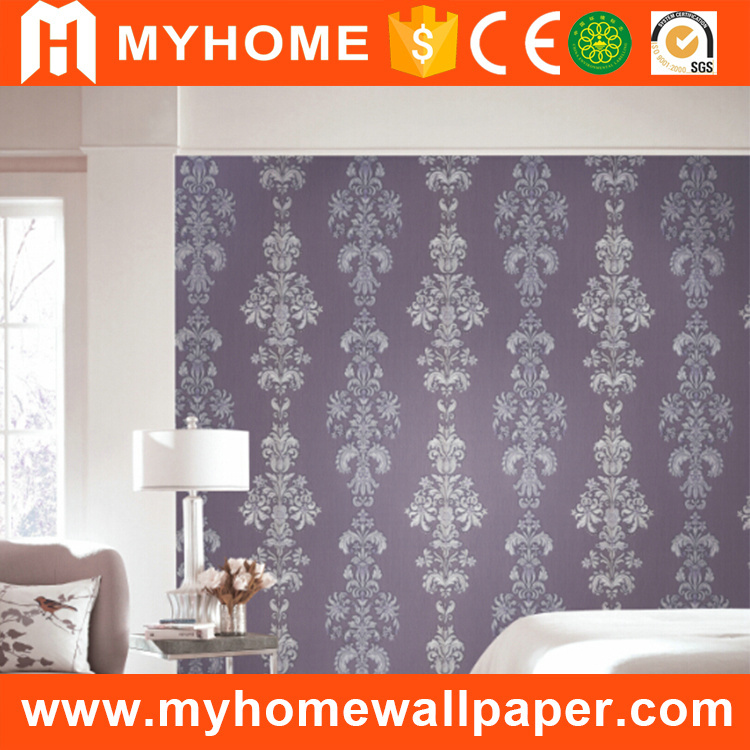 Purple Romantic Wedding Decoration Wallpaper Sticker