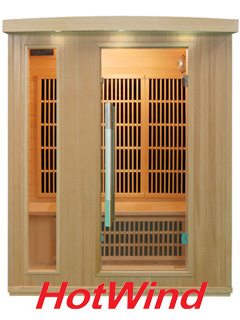2017 Hotwind Hemlock Far Infrared Sauna for 3 Person-Bt3