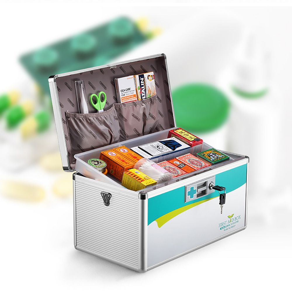 Big Size Aluminum Medicine Cabinet with Security Key Locking