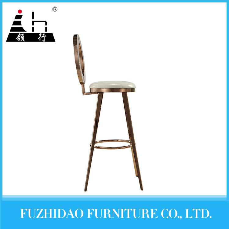 Stainless Steel Dining High Bar Chair