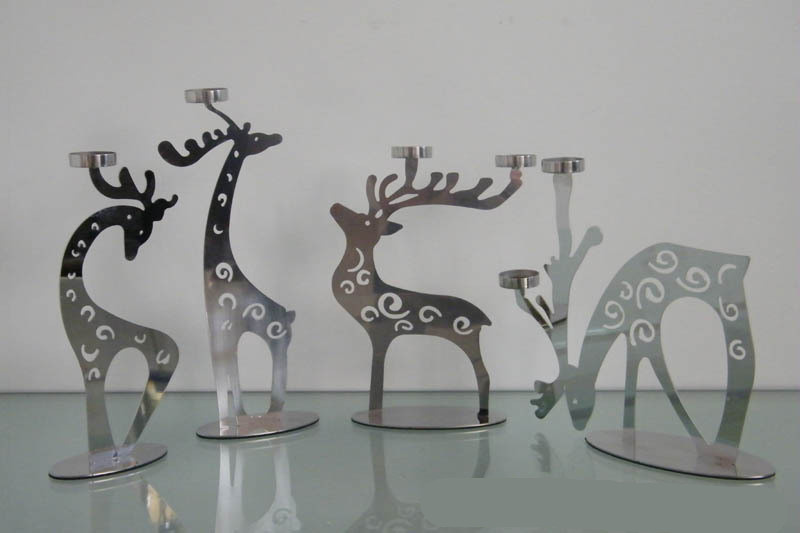 Laser Cutting Metal Crafts Customizable Sika Deer