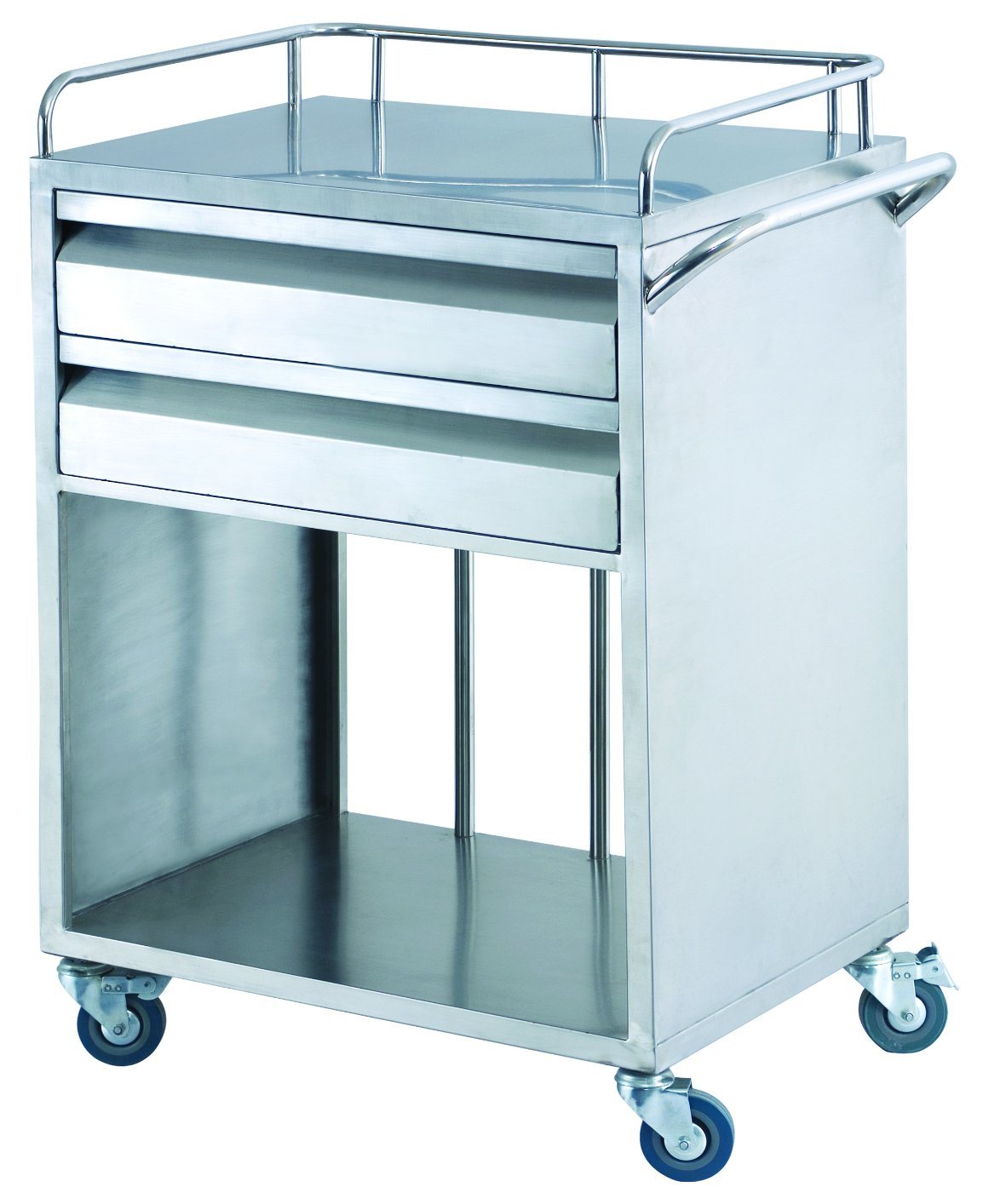 Stainless Steel Medical Medicine Trolley Carts Hospital Furniture (SLV-C4016)