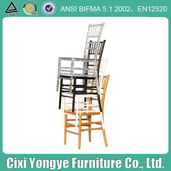 Stacking Plastic Chiavari Chair for Weddings