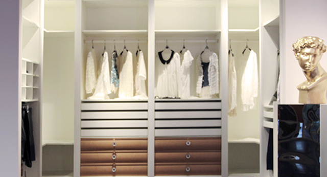 Blister Pure White MDF Wood Wardrobe (zy-029)