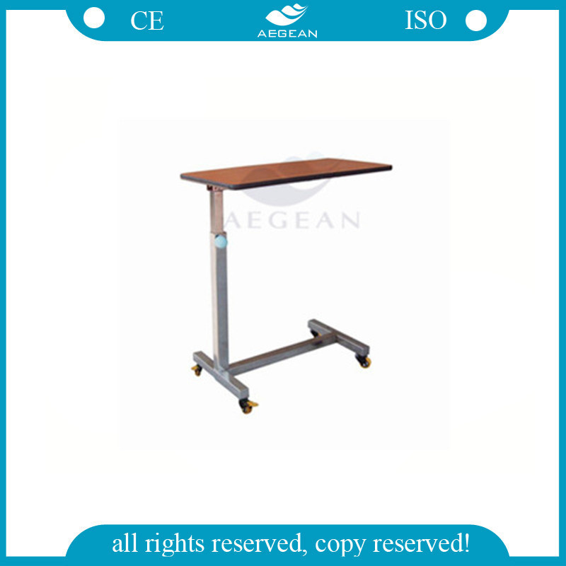 AG-Obt006 Hot Sale Hospital Tray Tables with Wheels Price