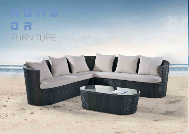Outdoor Alu Rattan Sofa