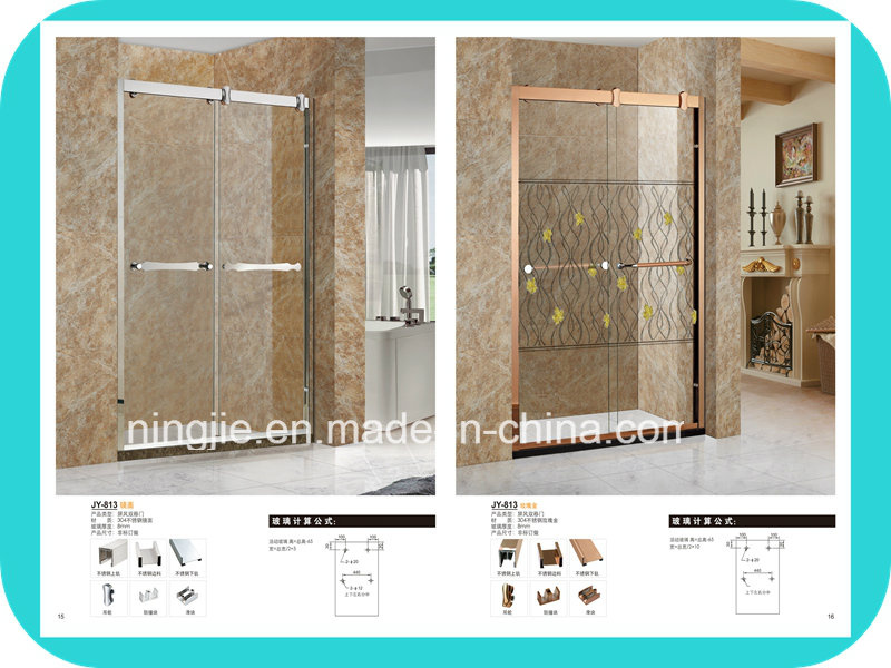 8mm Tempering Glass Bathroom Shower Enclosure (A-813)