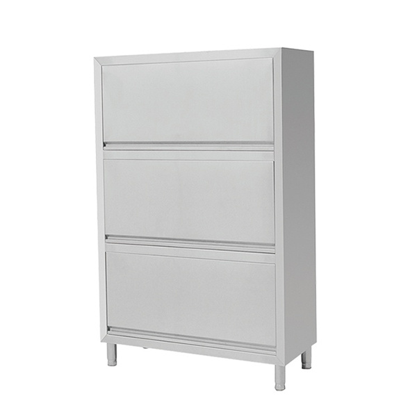 Stainless Steel Cabinet with Three-up Down Door