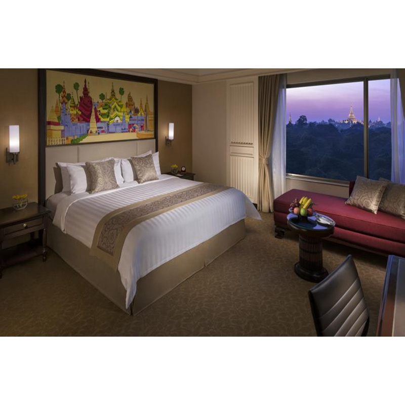 Thailand Hotel Furniture Modern Wooden Bedroom Sets for Sale