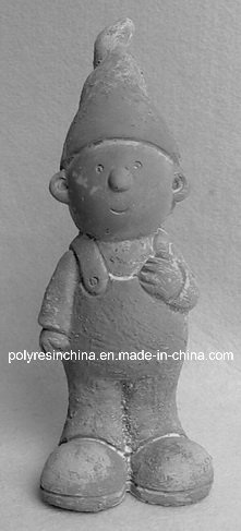 Cement Crafts of Boy Statue