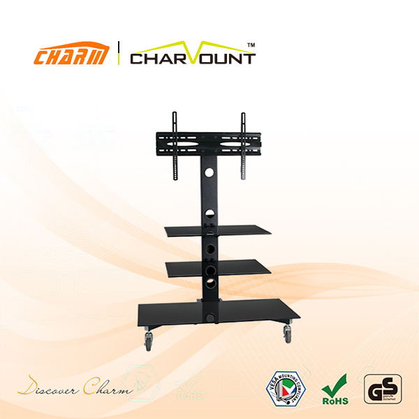 Wholesale Low Price High Quality Sliding TV Cart (CT-FTVS-T110)