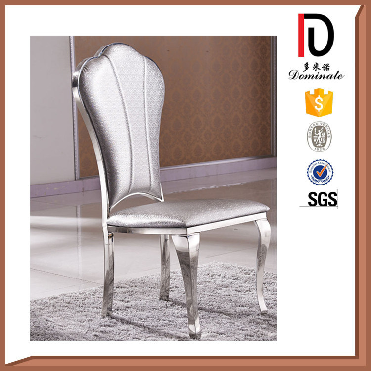 Modern Stainless Steel Dining Room Chair