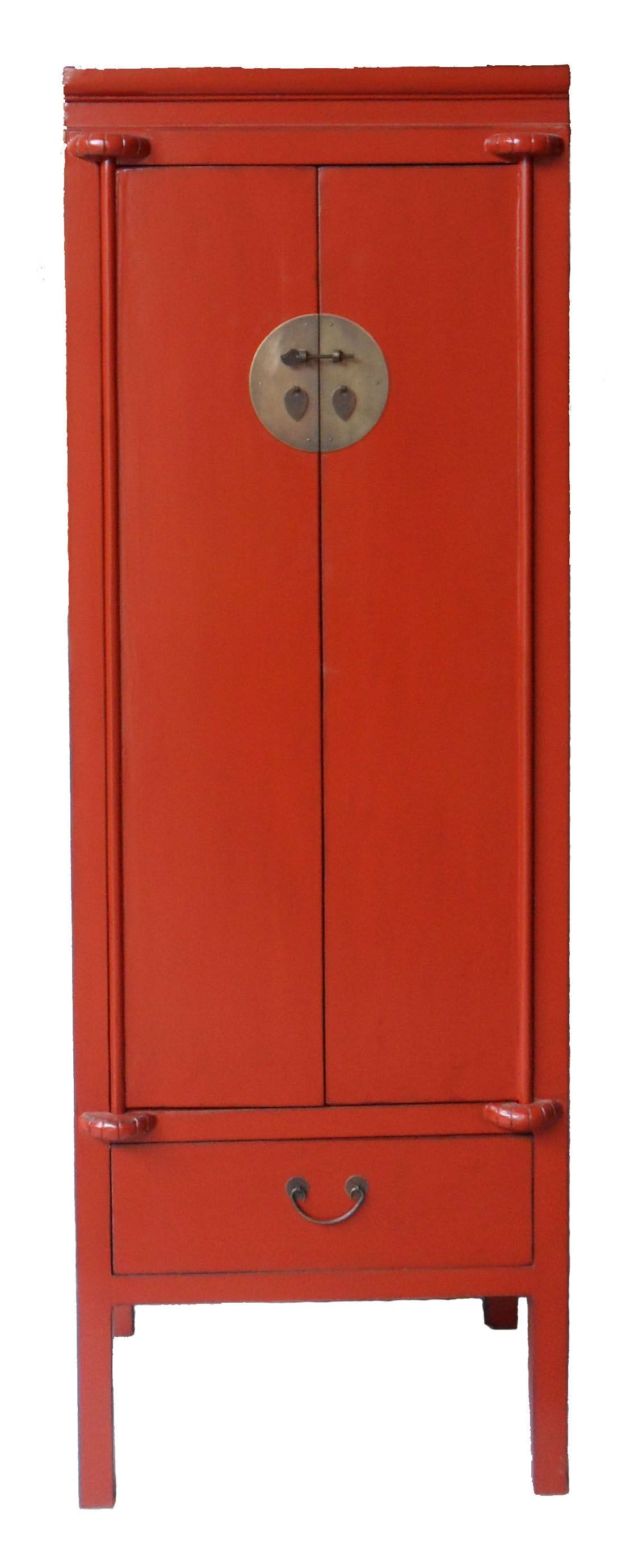 Chinese Antique Wooden Wardrobe Lwa101