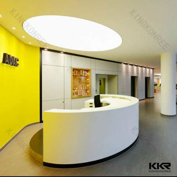 Modern Customized Reception Counter Beauty Salon Reception Desks