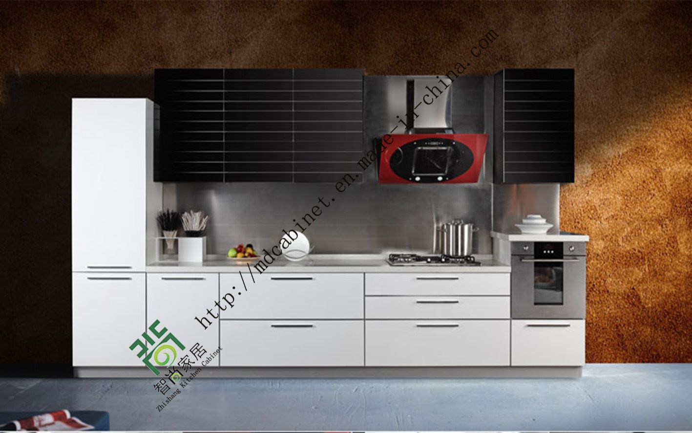 Hot Sales High Gloss Acrylic Kitchen Cabinet (zs-228)