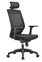 Hot Sale Black Durable Ventilate Sustainable Rotary Work Chair
