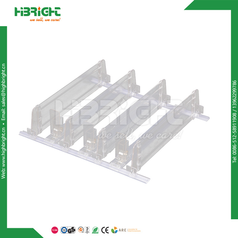 Customized Shelf Pusher for Cigarette Pusher System Acrylic Shelf Divider