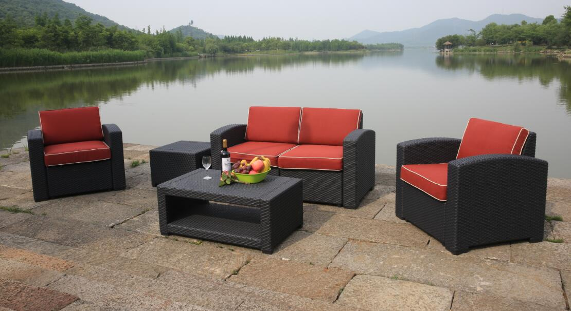 Patio Rattan Sofa