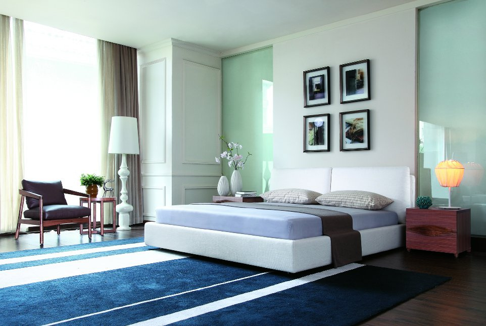 Modern Home Bed Room Furniture Wood Furniture/Fabric Bed