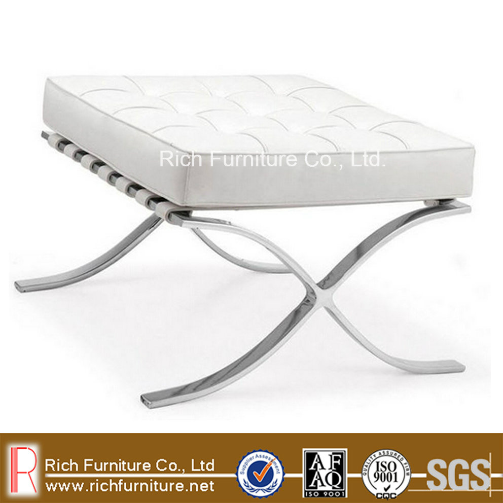 Lving Room Stainless Steel Barcelona Ottoman