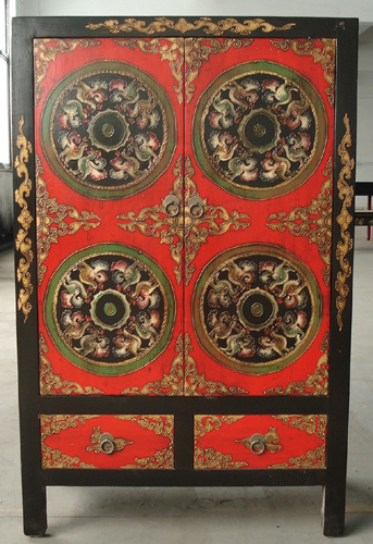 Antique Furniture Wooden Cabinet Lwa335