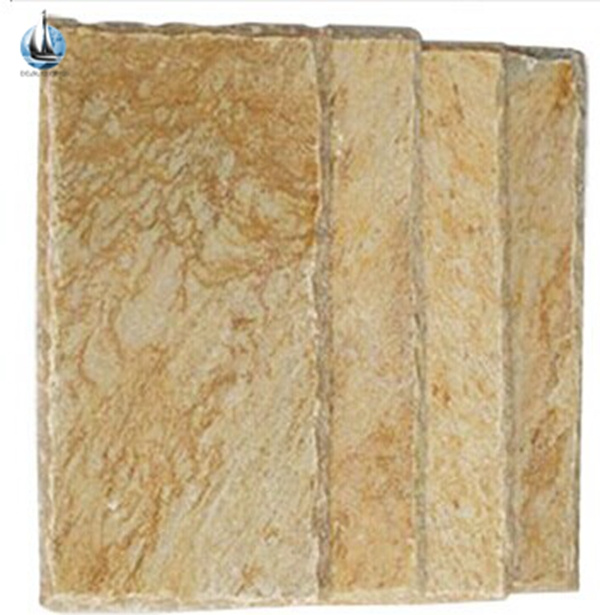 Yellow Rusty Natural Slate Decorative Stone Wall Cladding