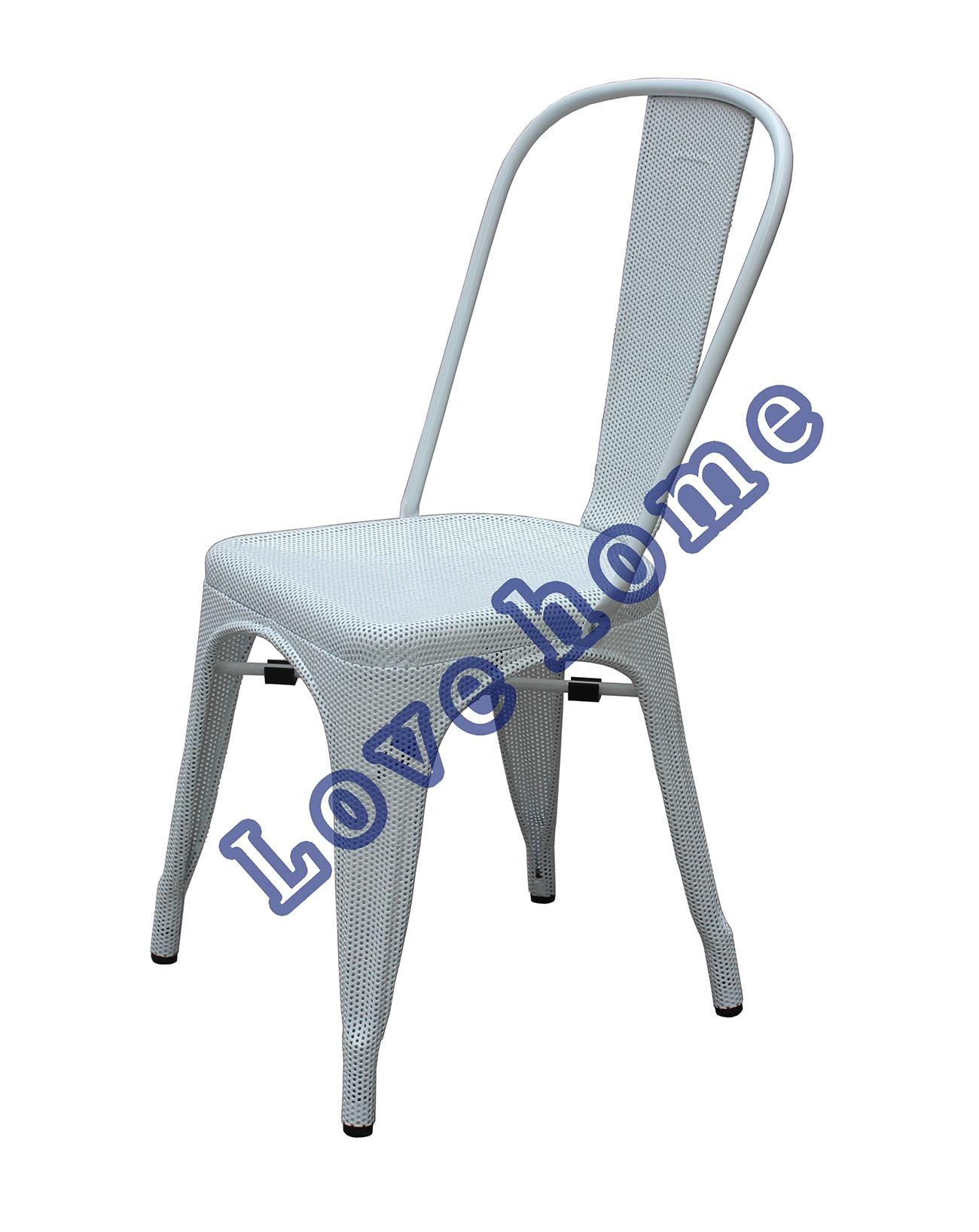 Modern Industrial Tolix Metal Restaurant Coffee Mesh Chair