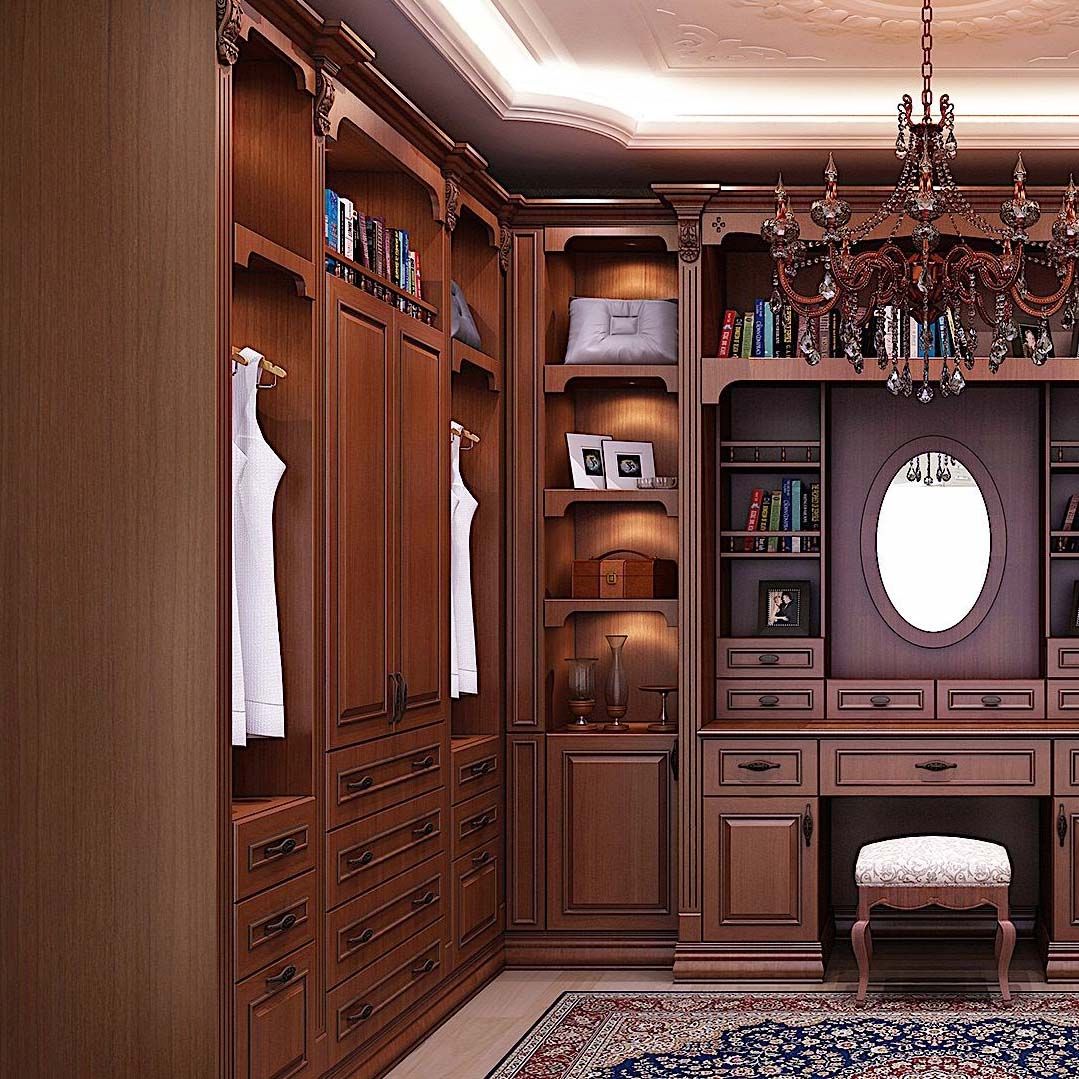 Bedroom /Cloakroom Furniture Wardrobe with Pantry Cabinet Closet and Dressing Tables
