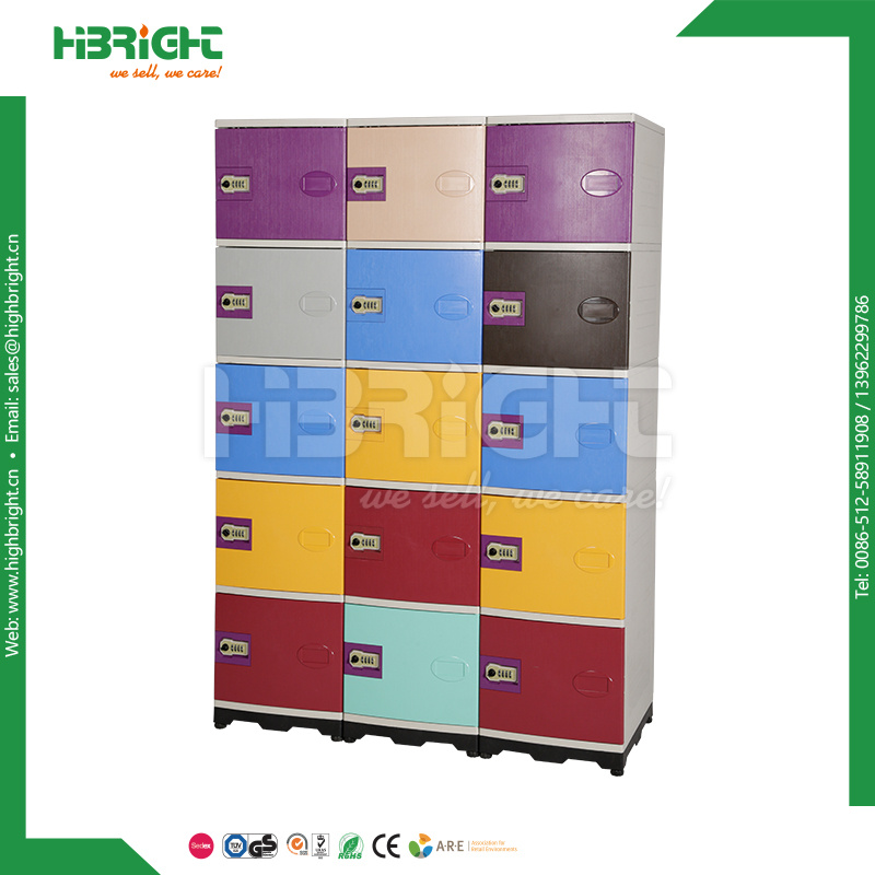 ABS Storage Plastic Locker for School Usage