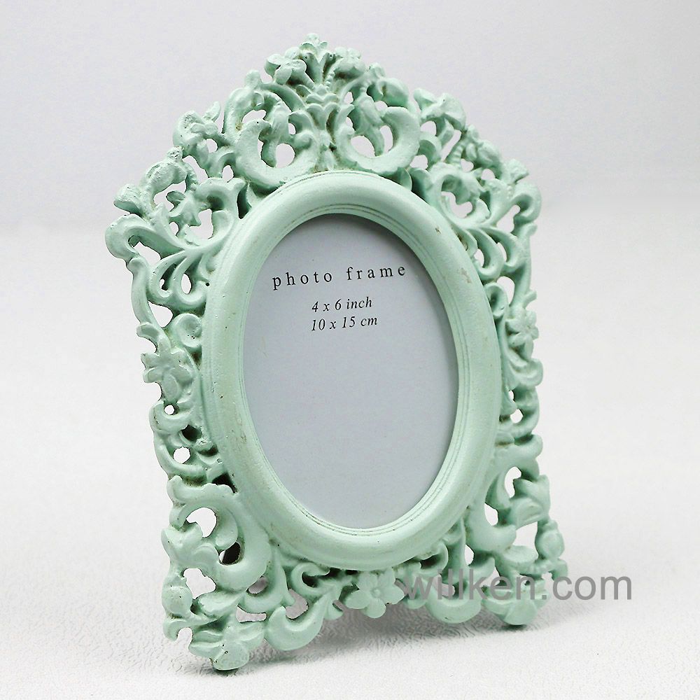 Natural Resin Christmas Tabletop Decoration Resin Vintage Antique Photo Picture Frame